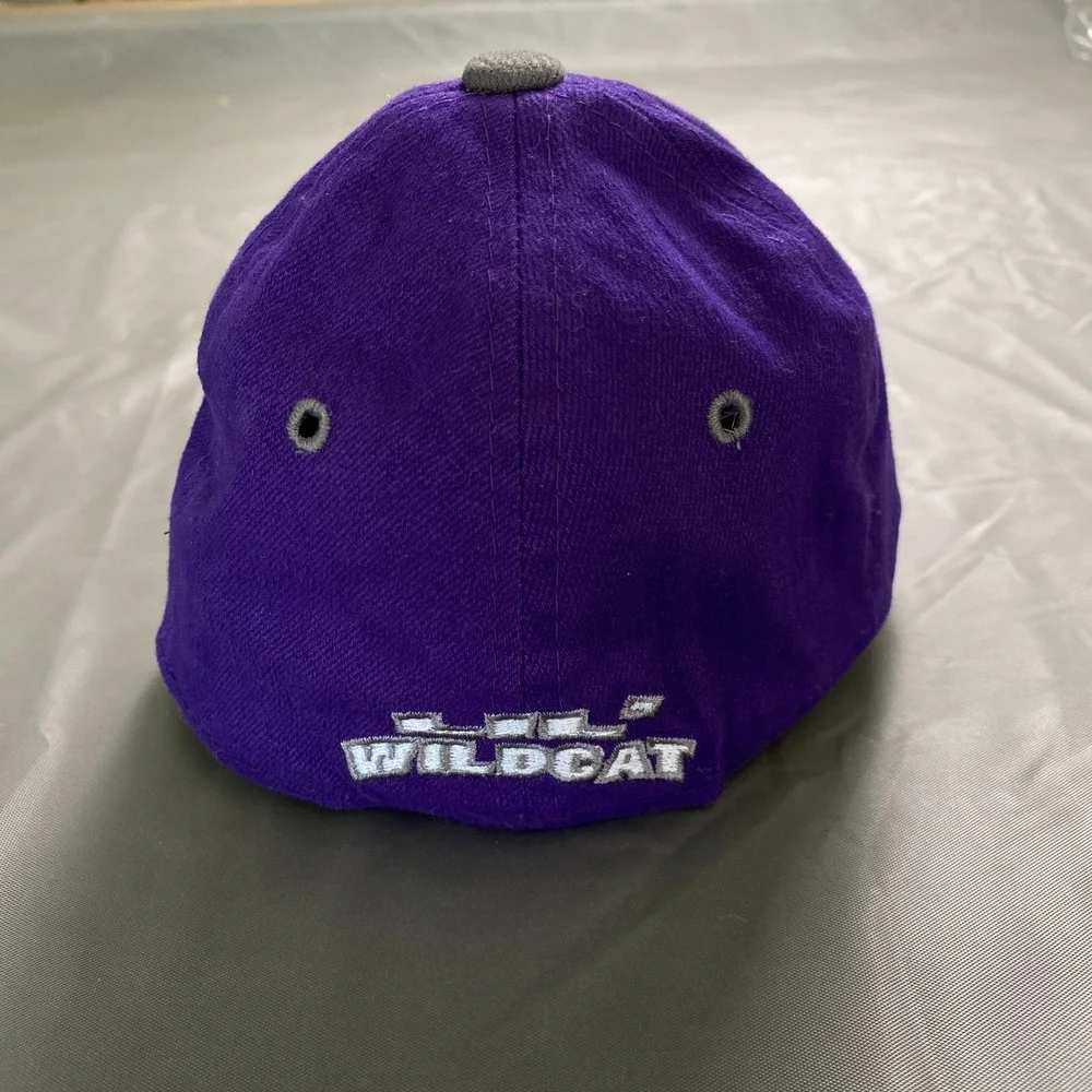 K-STATE infant/toddler hats. Lot of 2. Purple w/White‎ embroidered logo